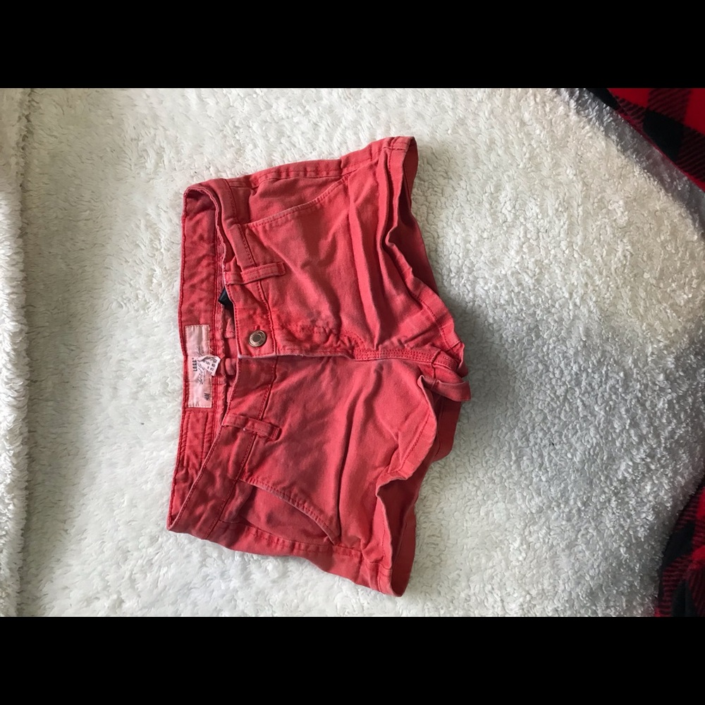 Red shorts